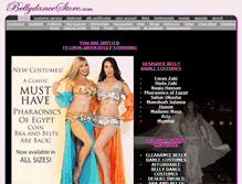 Tablet Screenshot of bellydancestore.biz